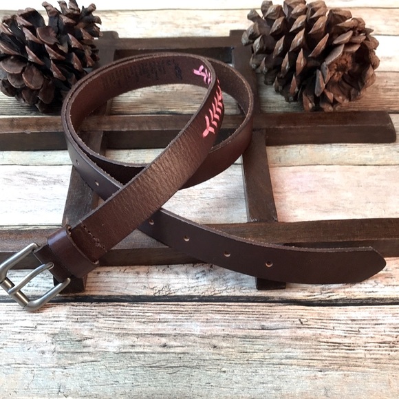 AEO Leather Belt Size Medium - Picture 1 of 7